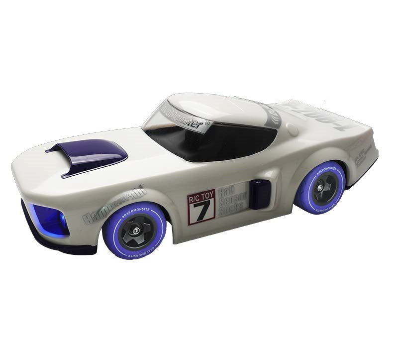 Muscle Mayhem Rechargeable RC Car - White