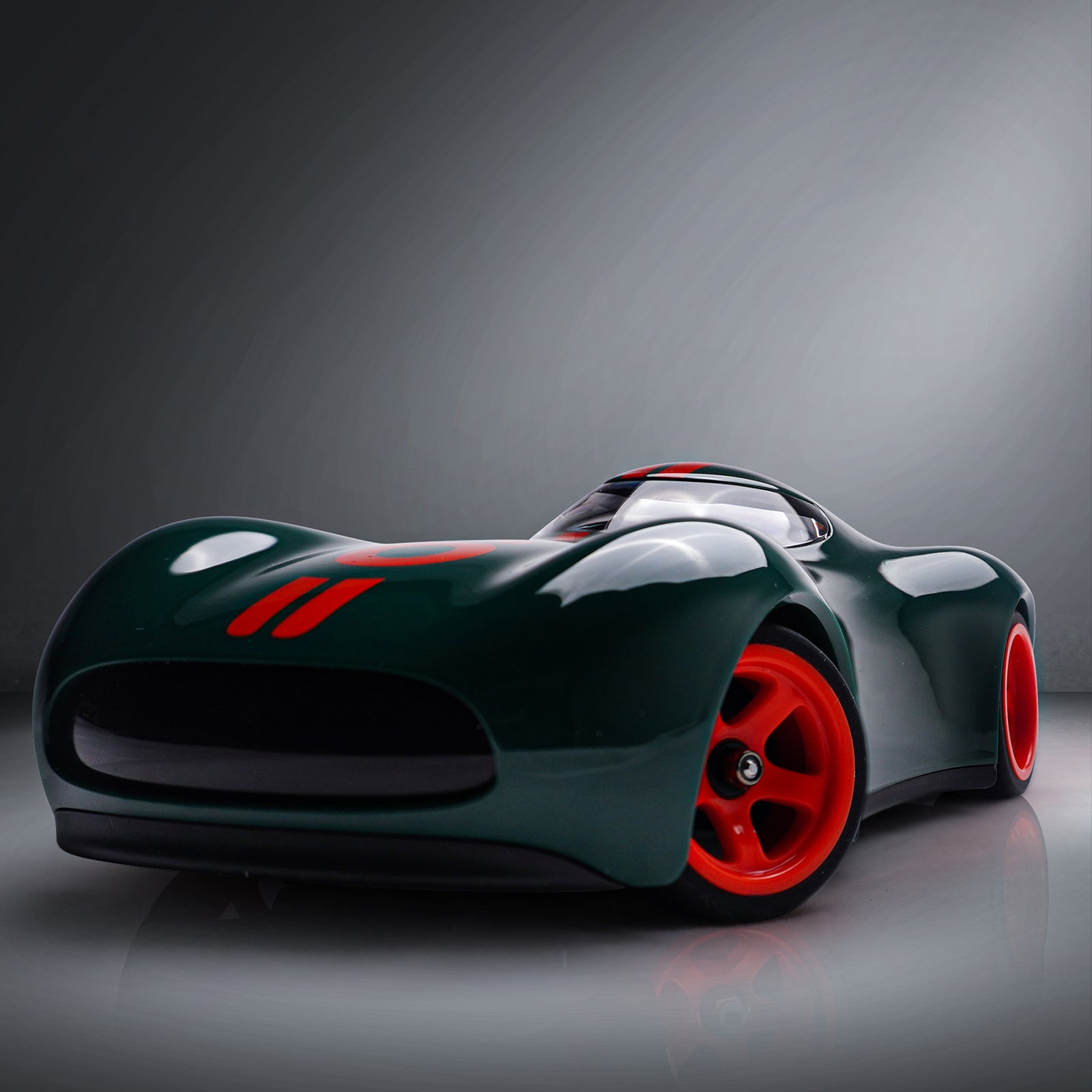 Speedster Rechargeable Remote Control Sport Racing Car - British Racing Green